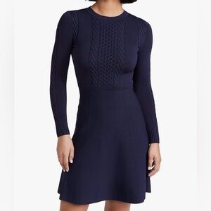 Shoshanna Edison Dress in Navy